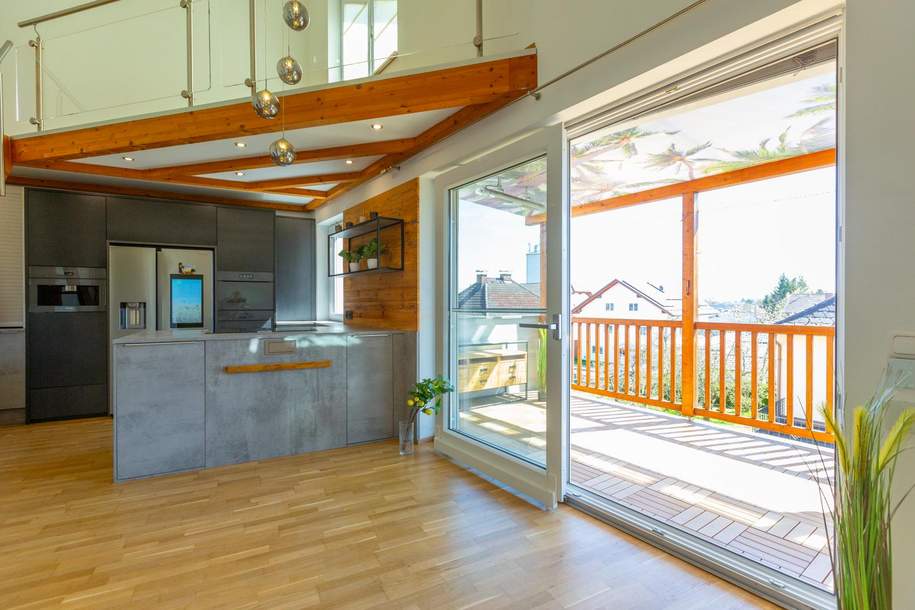 Exklusive 5-Zimmer-Maisonette mit Galerie und Balkon in zentraler Lage, Wohnung-kauf, 469.000,€, 4210 Urfahr-Umgebung