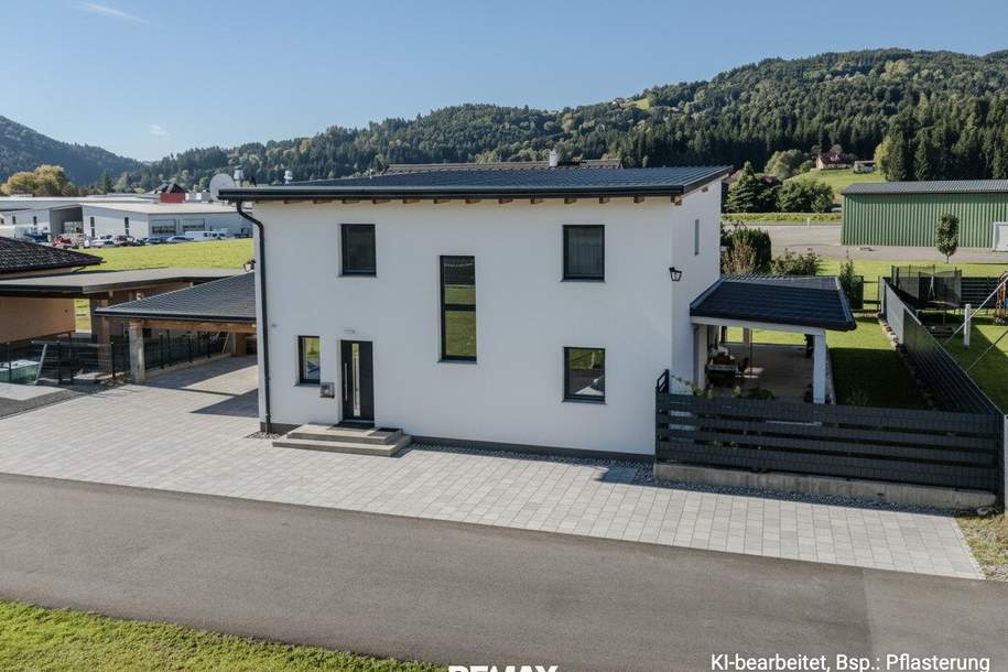 Einfamilienhaus Neubau 2021 in Gaisfeld – 6 Zimmer, 73 m² Terrasse, Nähe A2 Mooskirchen, Haus-kauf, 569.000,€, 8564 Voitsberg