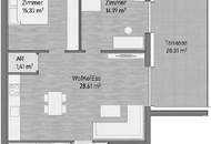 LEBEN in der STADT - 69m² Wfl EG mit 20m² Terrasse - Provisionsfrei !! - BAUAKTION -8,5%