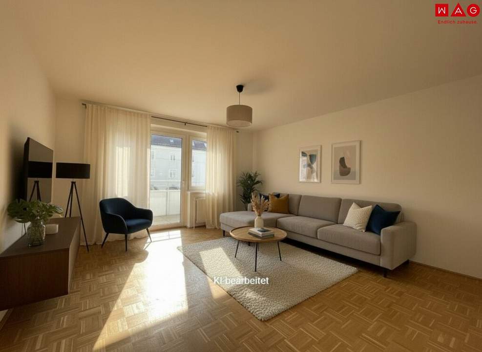 Zentrale 3-Raum-Wohnung mit Balkon, nähe Donau/Zentrum: Unschlagbares Preis-/Leistungsverhältnis - mit wenig Aufwand zur Traumwohnung