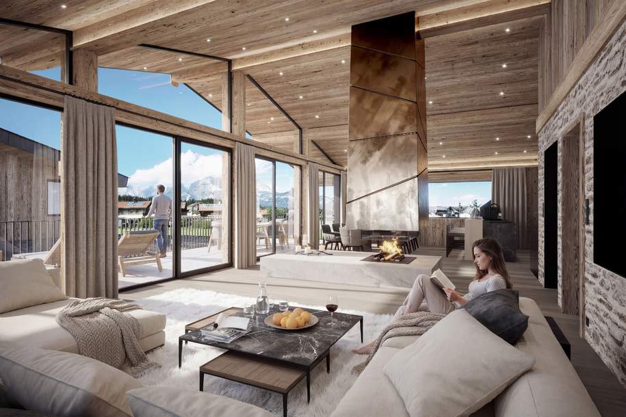 Exklusives Neubauprojekt – Einfamilienhaus mit großzügigem Raumkonzept und hochwertiger Ausstattung, Haus-kauf, 3.900.000,€, 6372 Kitzbühel