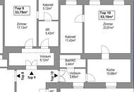 HOFRUHELAGE mit GRÜNBLICK | Sanierungsbedürftige Altbauwohnungen | 2x Balkon-Option (ges. ca. 17,8 m² baubewilligt) | Nähe Einsiedlerpark, U4, künftig U2