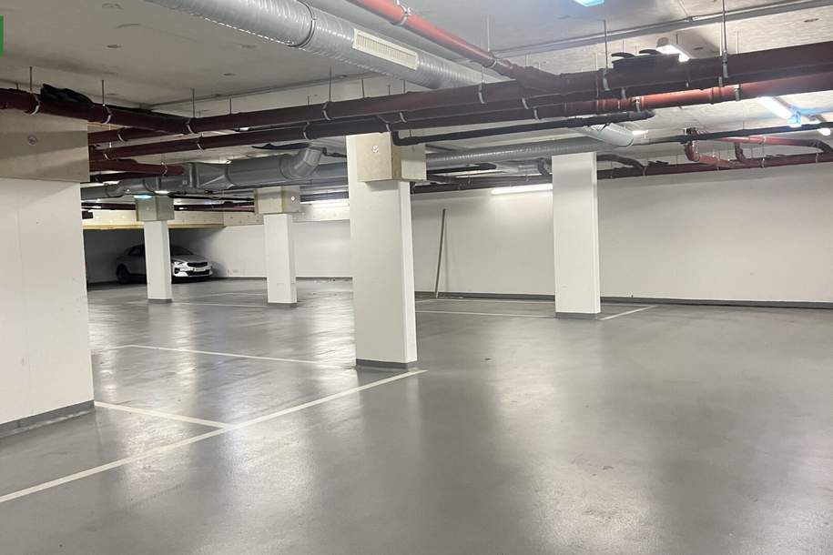 KFZ Platz in schöner/großer gesicherter Tiefgarage mit Schlüssel &amp; Fernbedienung. (2,50 x 5,00), Kleinobjekte-miete, 115,20,€, 1220 Wien 22., Donaustadt