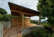 Italienischer Flair am Kulm – ästhetisches Eck-Toskana-Haus mit unverbaubarer Fernsicht in absoluter Ruhelage mit Ganztagssonne.