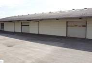 Industrie- / Werkshalle in St. Valentin - 1268 m² zur Miete für Ihre Geschäftsideen, zzgl. überdachte Freifläche 282 m²