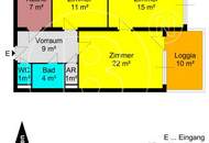 Renovierungsbedürftige 3-Zimmer-Loggia-Wohnung in guter Lage!