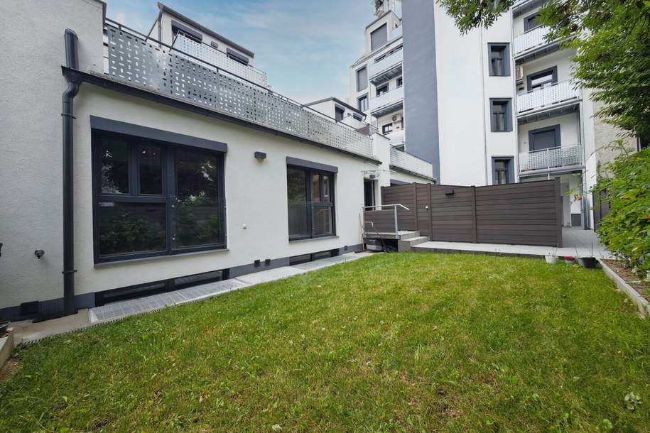 ERSTBEZUG | Büro-Townhouse mit Eigengarten in ruhiger Innenhoflage | auch Wohn-Büro Kombination möglich, Gewerbeobjekt-miete, 2.419,29,€, 1160 Wien 16., Ottakring