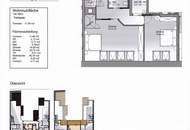 Helle DG-Maisonette mit großer Terrasse beim Naschmarkt mit Garagenplatz im Haus