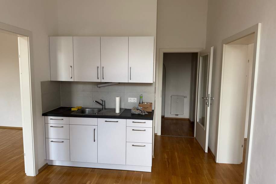 Helle, geförderte 2-Zimmer-Mietwohnung mit möblierter Küche in Leoben, Wohnung-miete, 497,94,€, 8700 Leoben