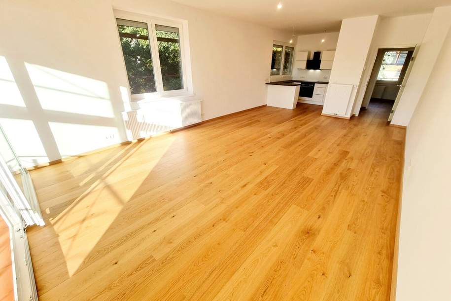 Neuer Preis! Ruheoase im Grünen! Sonnig. Saniert. Einfach super! Erstbezug mit Wohlfühlfaktor! 4 Zimmer + 2 Balkone + Garagenplatz + Hochwertige Einbauküche! Grün wohin das Auge reicht!, Wohnung-kauf, 737.000,€, 1190 Wien 19., Döbling