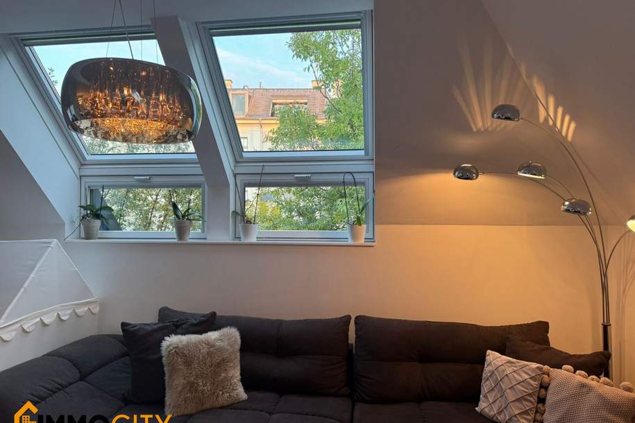 Exklusives Dachgeschoß-Maisonettejuwel in Döbling, Wohnung-miete, 4.990,00,€, 1190 Wien 19., Döbling