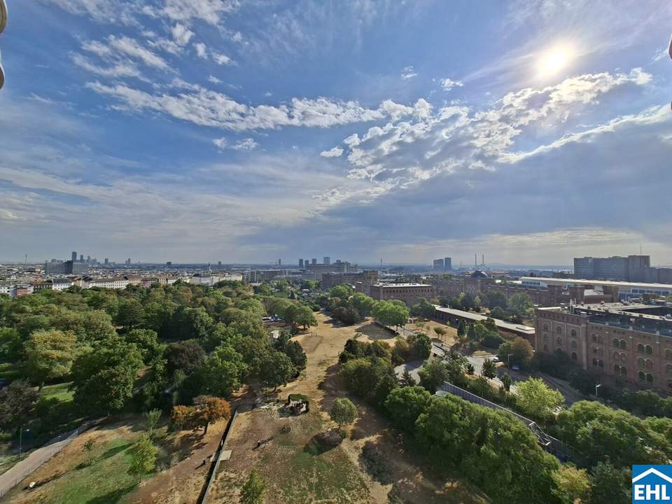"Park Apartments am Belvedere" - Exklusive 2 Zimmerwohnung mit Loggia und Fernblick