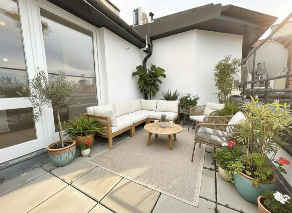 1030! Tolles 3-Zimmer DG mit Terrasse + 2 Bädern! ERSTBEZUG NACH GENERALSANIERUNG!