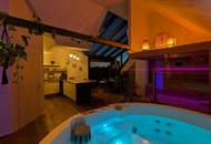 Dachgeschoss-Maisonette mit Loft-Charakter, Wellness-Oase & Weitblick