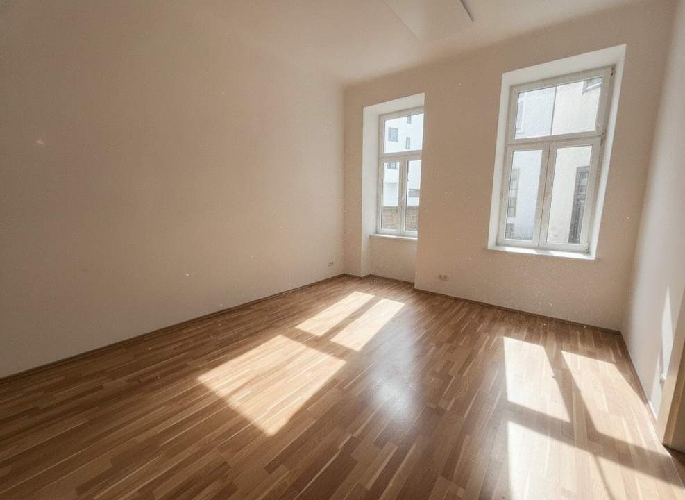 Hofseitige Erdgeschoßwohnung - Sofort beziehbar: Ruhige 1-Zimmerwohnung