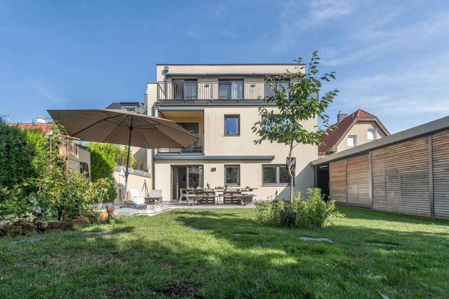PREISUPDATE !!! Traum-Doppelhaushälfte mit Einfamilienhaus-Charakter und großem Garten, Wohnung-kauf, 877.000,€, 1230 Wien 23., Liesing