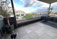 Wunderschöne &amp; vollmöblierte 2-Zimmerwohnung in absoluter Ruhelage mit schönem Ausblick von großer Terrasse - en suite Badezimmer inklusive