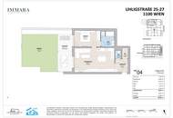 U1 Neulaa! Neue und provisionsfreie Zweizimmerwohnung mit Garten