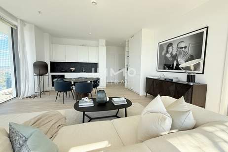 Above the Skyline – Signature Corner Residence mit zwei Loggien und freiem Südblick über ganz Wien - DC2, Wohnung-miete, 3.000,00,€, 1220 Wien 22., Donaustadt