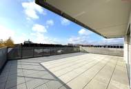 105 m² Dachterrasse für Ihr Leben im Freien – barrierefreie Komfortwohnung mit grünem Energiekonzept