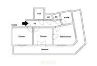 Helle 3-Zimmer-Dachgeschosswohnung mit großzügiger Terrasse in gepflegtem Wohnhaus