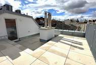 ERSTBEZUG, Salesianergasse, klimatisiertes 91 m2 Dachgeschoss mit 33 m2 Terrasse, Wohnküche, 2 Zimmer, Botschaftsviertel