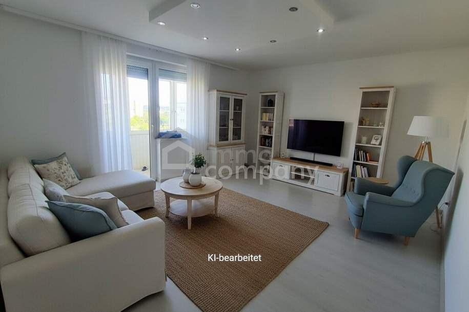 Wels/Gartenstadt : Tolle geräumige Eigentumswohnung 92m² - Loggia - Kfz Abstellplatz, Wohnung-kauf, 185.000,€, 4600 Wels(Stadt)