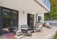 Gartenwohnung der Extraklasse – 133 m², 2 Terrassen, 2 Bäder, 2 Garagenplätze