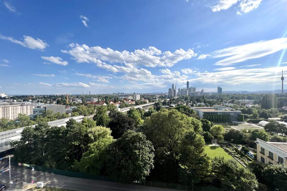 U-Bahn U1 Kagran - Sauna - Loggia - Fitnessraum - Deckenkühlung - Pool am Dach, Wohnung-miete, 1.349,00,€, 1220 Wien 22., Donaustadt