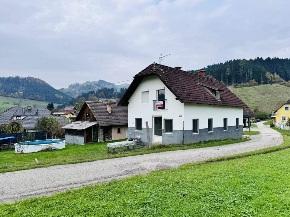 Sonniges Einfamilienhaus in ruhiger Lage am Schönweg-St. Andrä 25 mit viel Potential