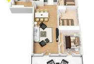Sehr ruhige Lage in Maxglan: XL-Balkon & Tiefgarage – ideal für Familien, Hobby und/oder Homeoffice