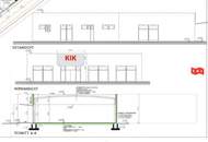 Geschäftslokal mit ca. 500 m2 direkt gegenüber von Eurospar (Hervis/DM) in Baden bei Wien zur Miete