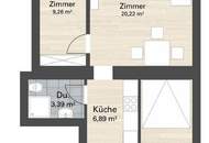 Schöne 2,5-Zimmer-Wohnung nahe U3 - Hütteldorfer Straße