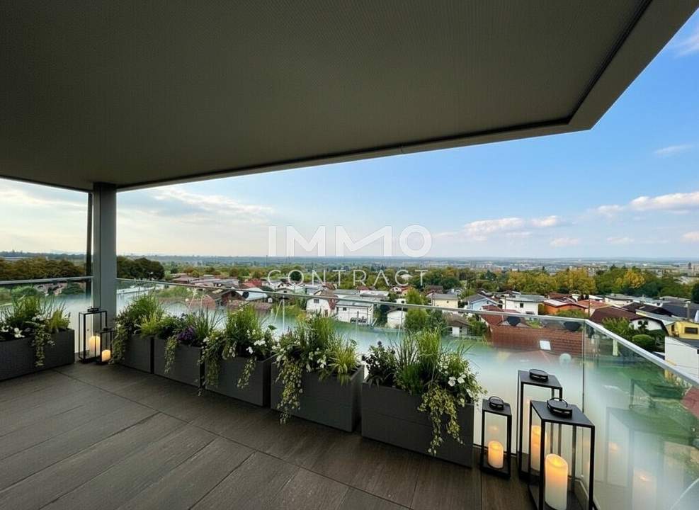 Absolute Privatsphäre ohne Gegenüber! Provisionsfreier Fernblick in hochwertigem Neubau