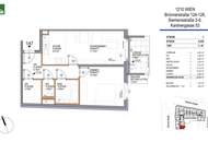 Moderne 2-Zimmer-Wohnung mit sonniger Loggia und Balkon im Herzen von Floridsdorf!