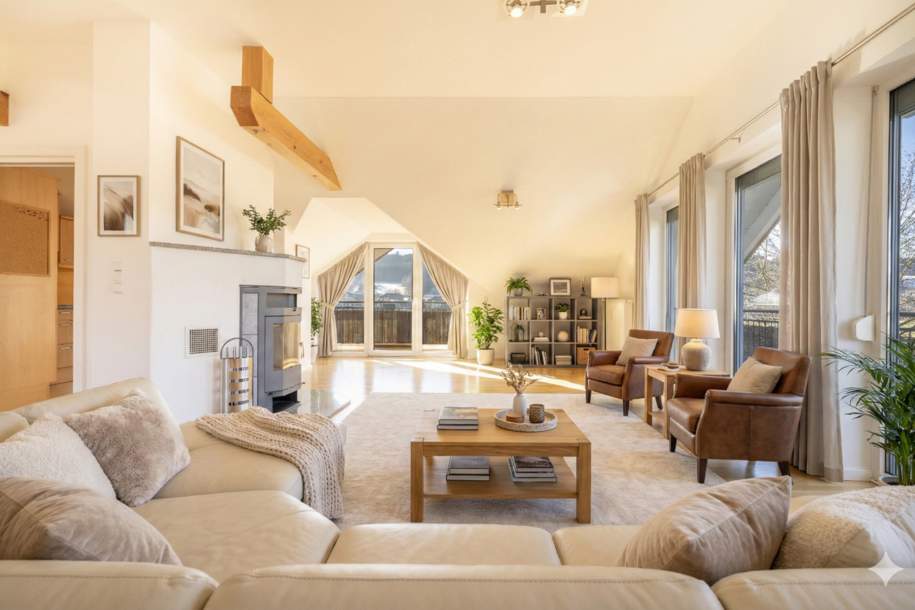 Vier Balkone. Vier Blickwinkel - Lichtdurchflutete Dachgeschoßwohnung in ruhiger Lage von Thalgau, Wohnung-miete, 1.485,00,€, 5303 Salzburg-Umgebung