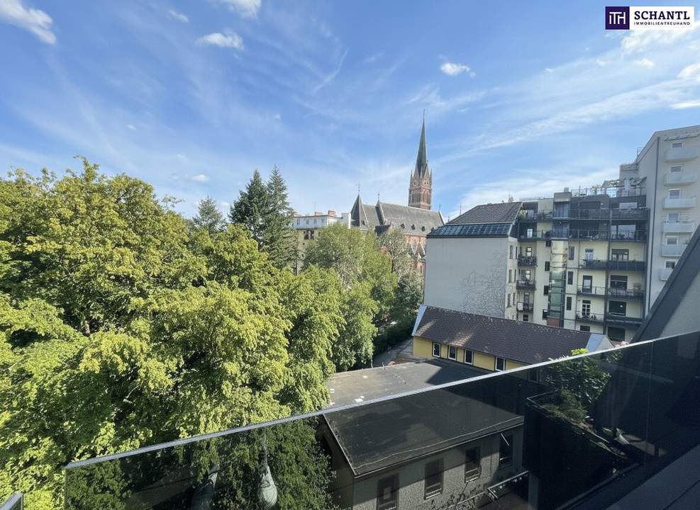 SUPER LAGE! PENTHOUSE-BÜRO - Helle Büro- oder Ordinationsflächen inkl. Klimaanlage, Glasfaseranschluss + 3 BALKONE! Tiefgaragenplätze vorhanden!! TOP-SICHTBARKEIT!