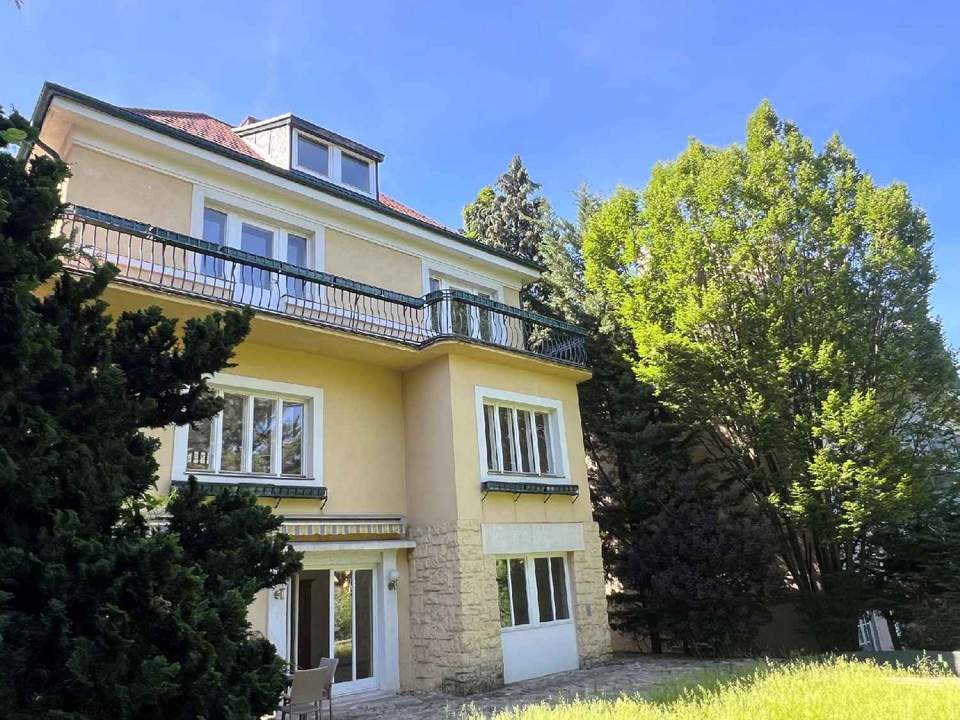 Elegante Altbauvilla in Bestlage in Pötzleinsdorf