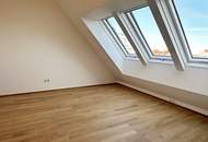 ERSTBEZUG, DACHGESCHOSS, klimatisierte 82 m2 Neubau mit Balkon, Wohnküche, 2 Zimmer, Wannenbad, Parketten, Augarten