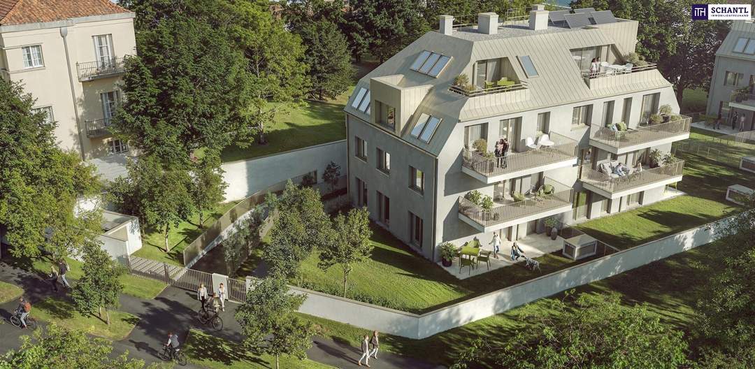 Kleine Wohnung - Große Wirkung! WOW - Gartenwohnung mit großer Terrasse und Garten! 2 Zimmer + Hochwertige Ausstattung + Ideale Infrastruktur + Garage + Ein neues Lebebsgefühl!