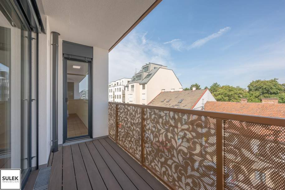 Wohnen im Bel Atrium: Zwei Zimmer Neubau Wohnung mit Balkon, inkl. Stellplatz und vielen Extras, Wohnung-miete, 990,00,€, 1220 Wien 22., Donaustadt