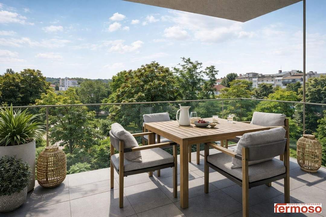 Osteraktion 2026 – jetzt sichern! Gratis-Küche! Top Neubau: Stilvolle 2-Zimmer-Wohnung mit Balkon