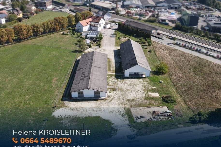 Lager- / Gewerbehalle mit 500 m² Nutzfläche in Hartberg zu vermieten – Erweiterung auf 1000 m² möglich, Gewerbeobjekt-miete, 1.100,00,€, 8230 Hartberg-Fürstenfeld