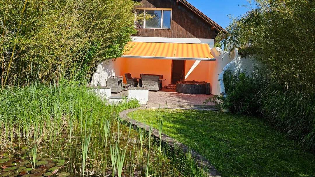 NEUER PREIS! Wohnhaus mit Schwimmteich - 2 Wohneinheiten und Geschäft möglich
