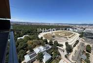 Exklusive 2-Zi-Penthouse-Wohnung mit Balkon & Traumblick in 1020 Wien – Infinity Pool + Concierge + Fitness etc. vorhanden