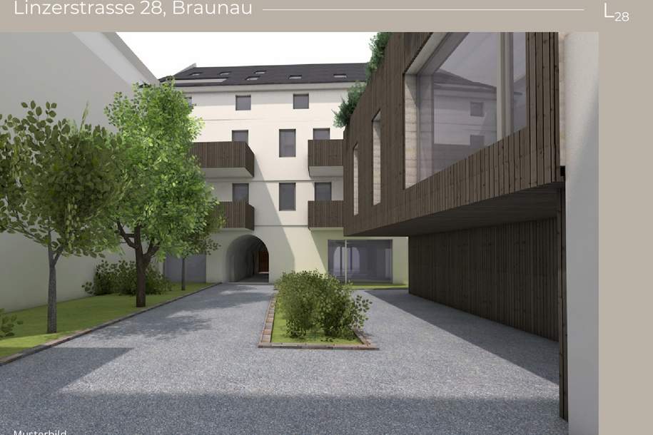 Charmante Innenhof Wohnung in der Braunauer Altstadt, Wohnung-kauf, 297.646,€, 5280 Braunau am Inn