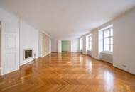 WIENER KLASSIK IM GÖTTWEIGERHOF: Topsanierte Altbauwohnung mit prachtvollem 70 m² großen Wohnsalon
