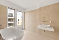 Wohnen, wo andere Urlaub machen: Erstklassige 5-Zimmer-Wohnung am Wasser mit 70m2 Balkon