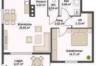 Moderne 2-Zimmer-Wohnung mit Südloggia in Gablitz – hochwertig wohnen nahe Wien