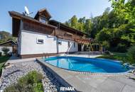 Traumhaftes Einfamilienhaus in sonniger Grünlage | Großer Garten | Pool | Terrasse &amp; Balkon | Doppelcarport &amp; Garage!